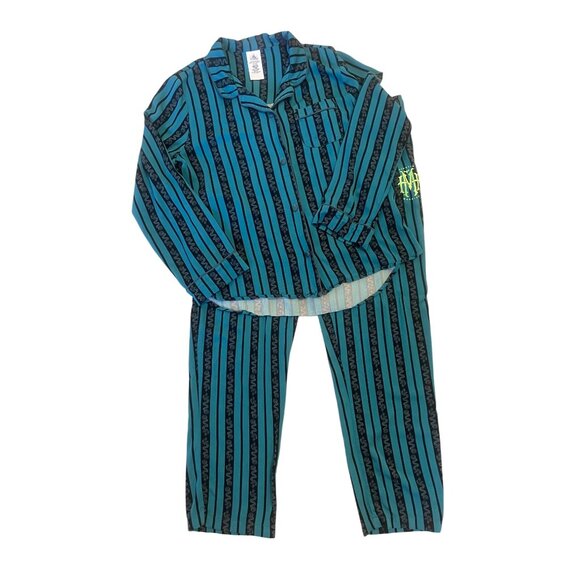 Disney Haunted Mansion pajama set Rare wallpaper print long pants retired - Picture 1 of 15